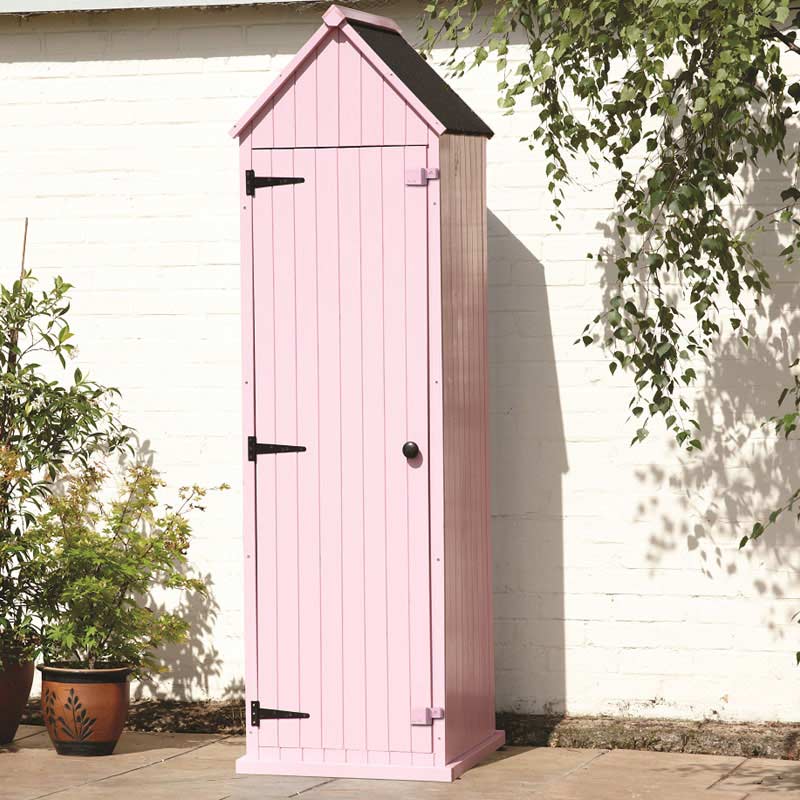 Brundle Sentry Shed in Pink Whilton Locks Garden Village