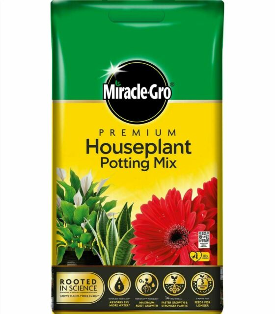Miracle Gro Houseplant Compost 10lt Bag Whilton Locks Garden Village