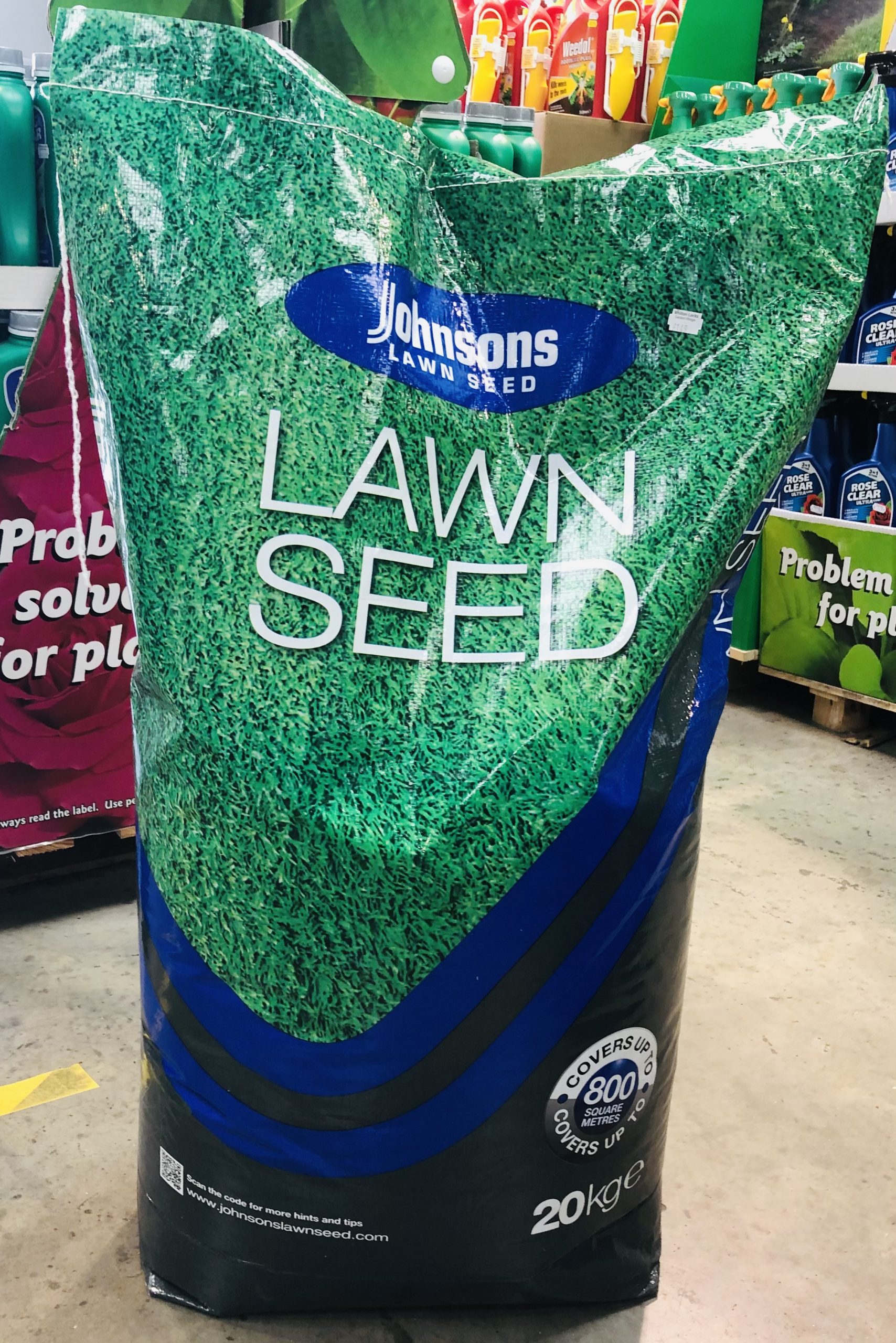 Johnsons General Purpose Lawn Seed 20KG Whilton Locks Garden Village