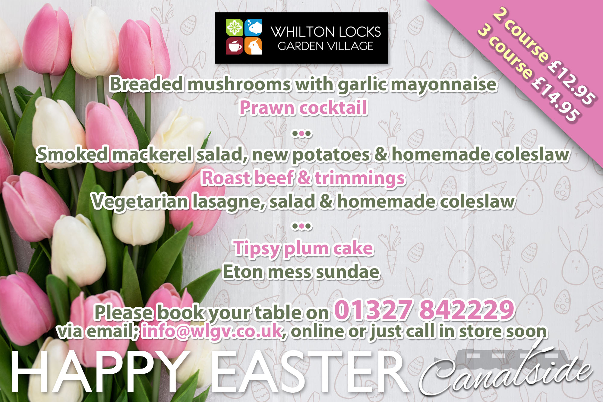 Easter eating out Northamptonshire