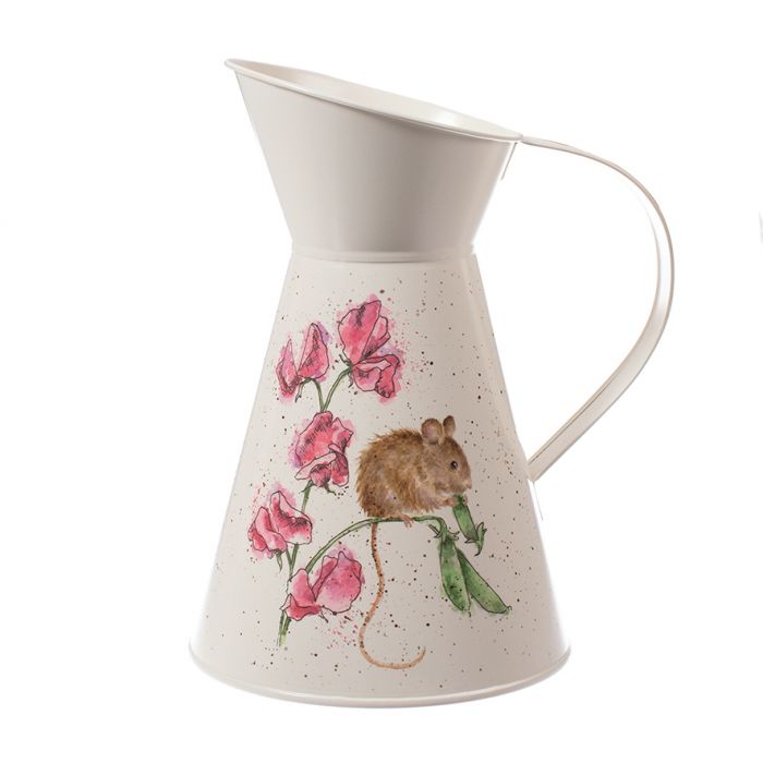 'THE PEA THIEF' MOUSE FLOWER JUG