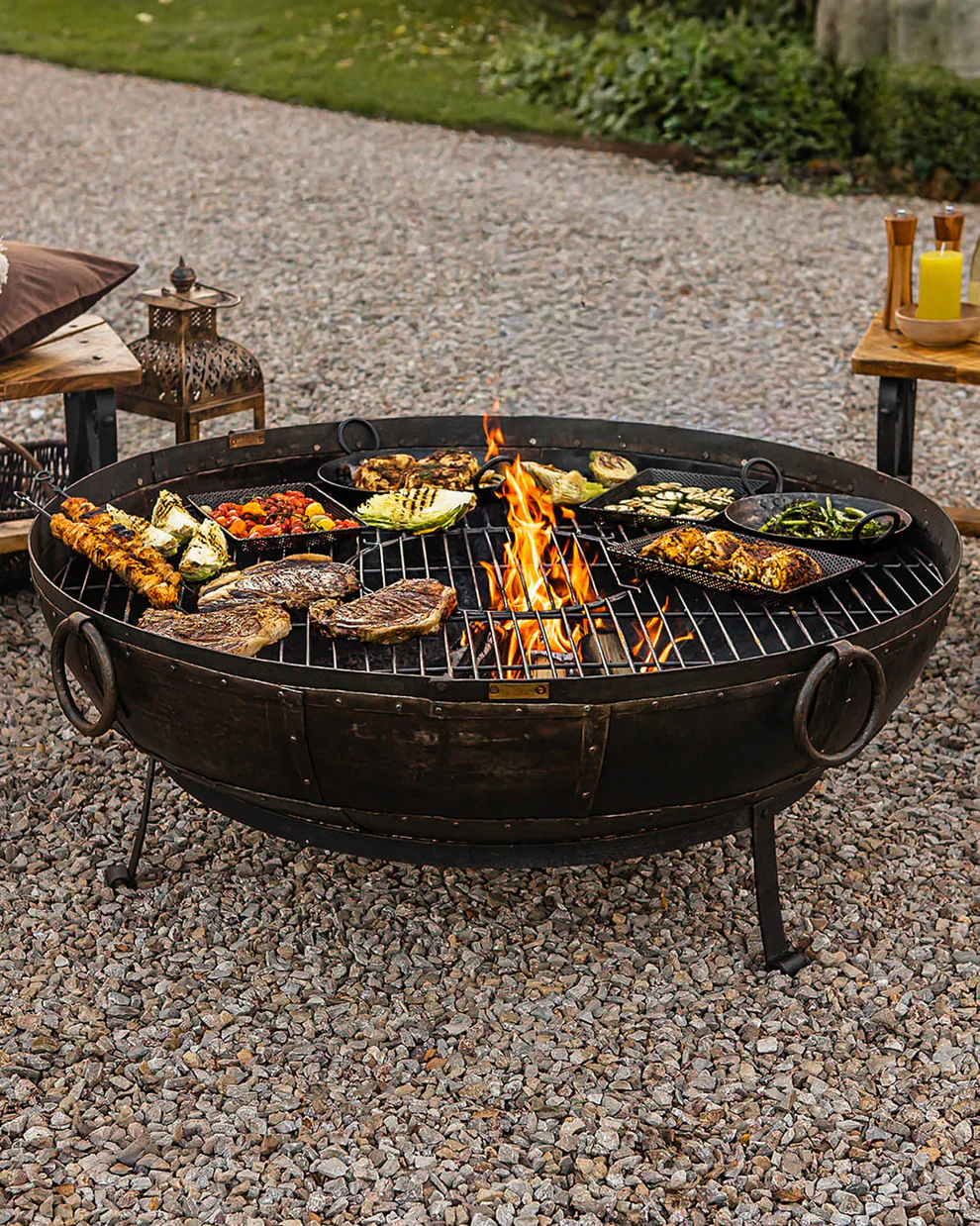 Kadai - Large Recycled Fire Pit 100cm - Image 2