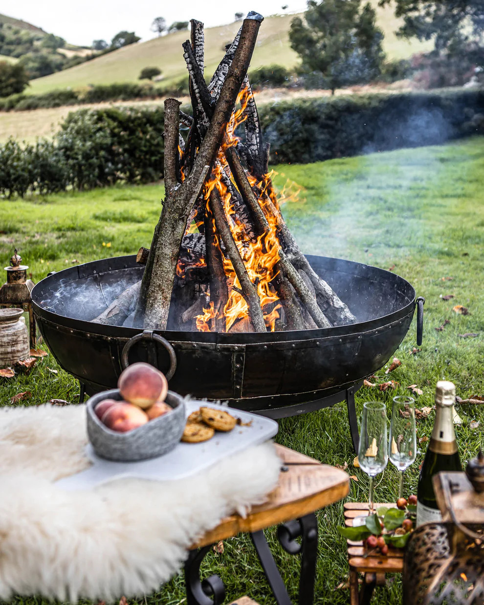 Kadai - Large Recycled Fire Pit 100cm - Image 3