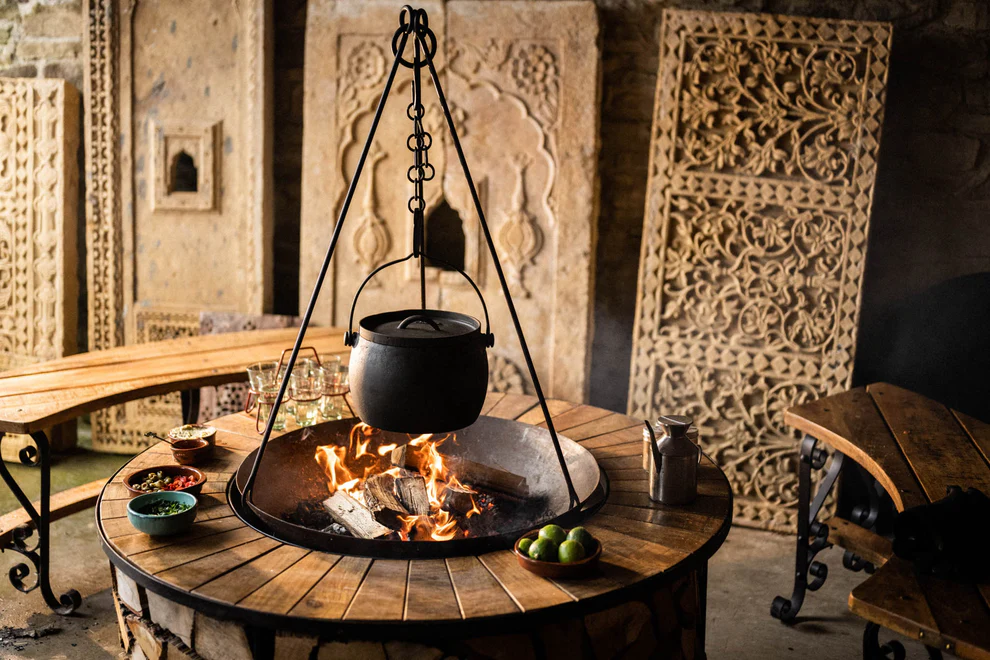 Kadai - Firebowl Table & Shield - Image 3