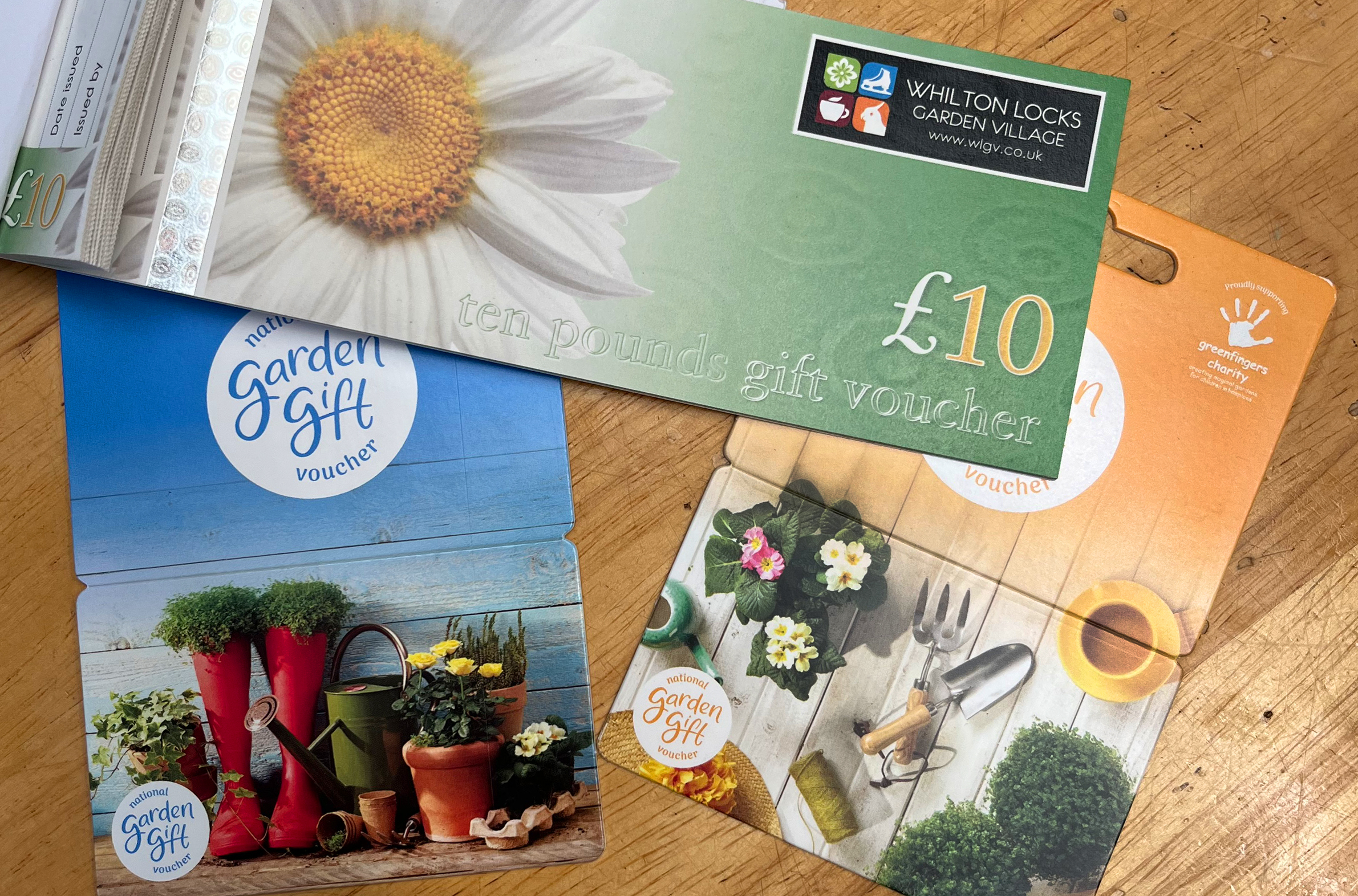 garden gift vouchers