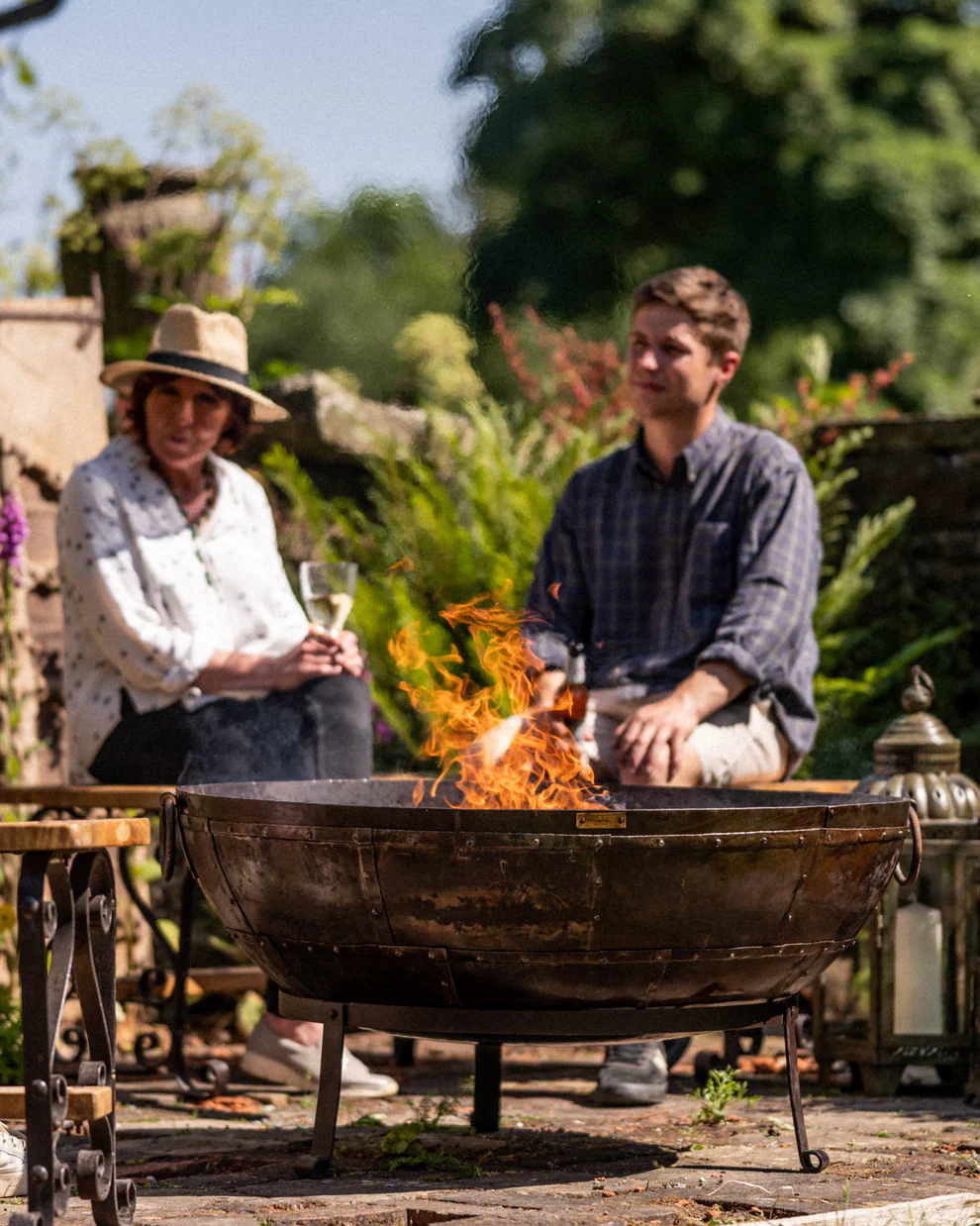 Kadai - Large Recycled Fire Pit 100cm - Image 4