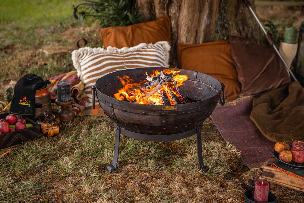 Kadai - Recycled BBQ Fire Pit Regular 80cm - Image 3
