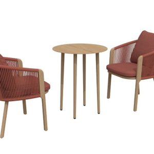 W Garden Living - St Lucia Bistro Set - Auburn