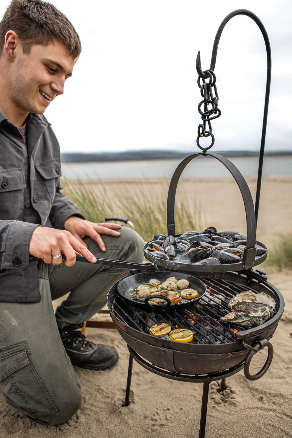 Kadai - 40cm Travel BBQ Fire Pit - Image 4